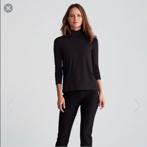 eileen fisher black turtleneck